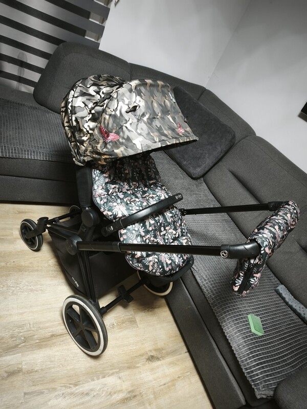 Elbląg Wózek 2w1 CYBEX Prime butterfly stan dobry