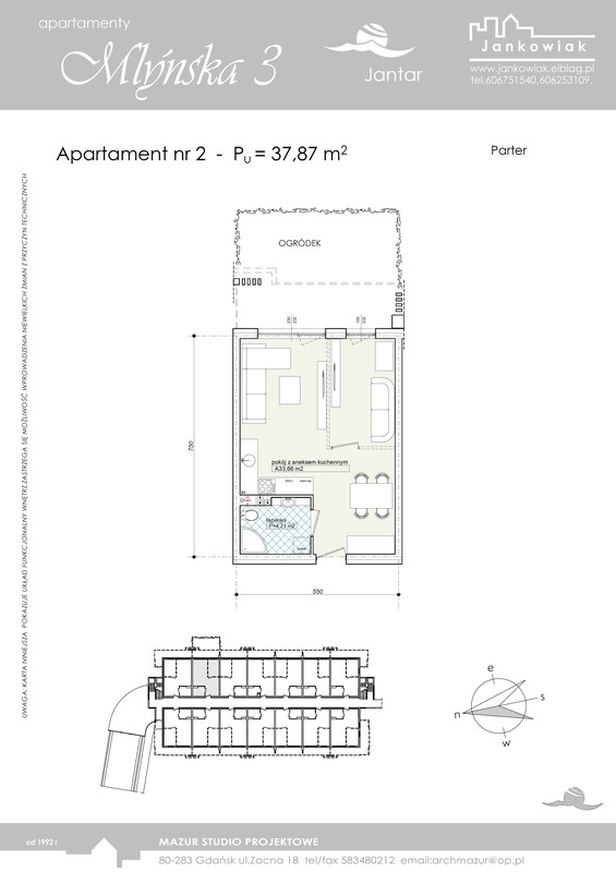 Elbląg PRZEDSIĘBIORSTWO WIELOBRANŻOWE RYSZARD JANKOWIAK deweloper OFERUJE NOWE APARTAMENTY NAD MORZEM W JANTARZE