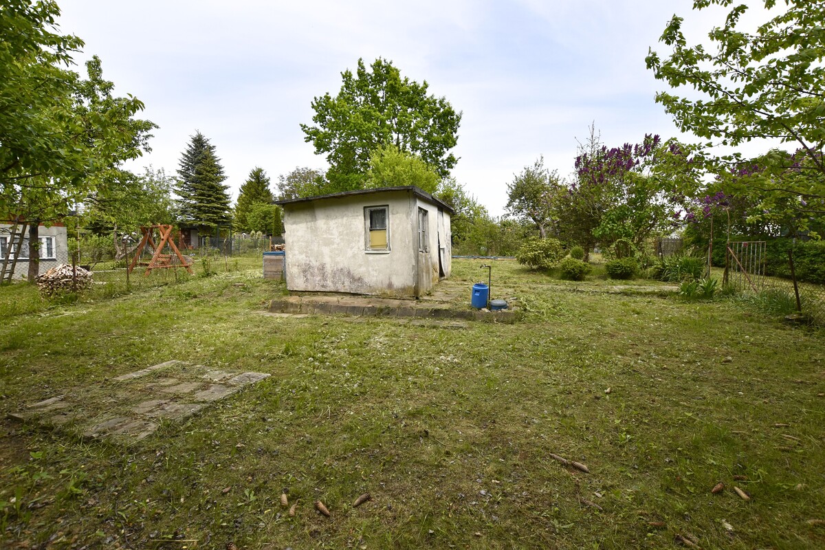 Elbląg :: Biuro nieruchomości ARKADIA ::NA SPRZEDAŻ DZIAŁKA ROD Z ALTANKĄ NA BIELANACH 300 M2