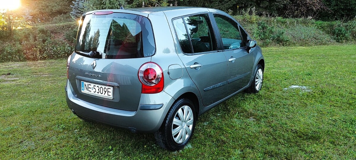 Elbląg Renault Modus 1.6 88 KM | 2007 | 161 tys. km | Klima | 10 lat u właścicielkirok produkcji: 2007silnik: 1.6