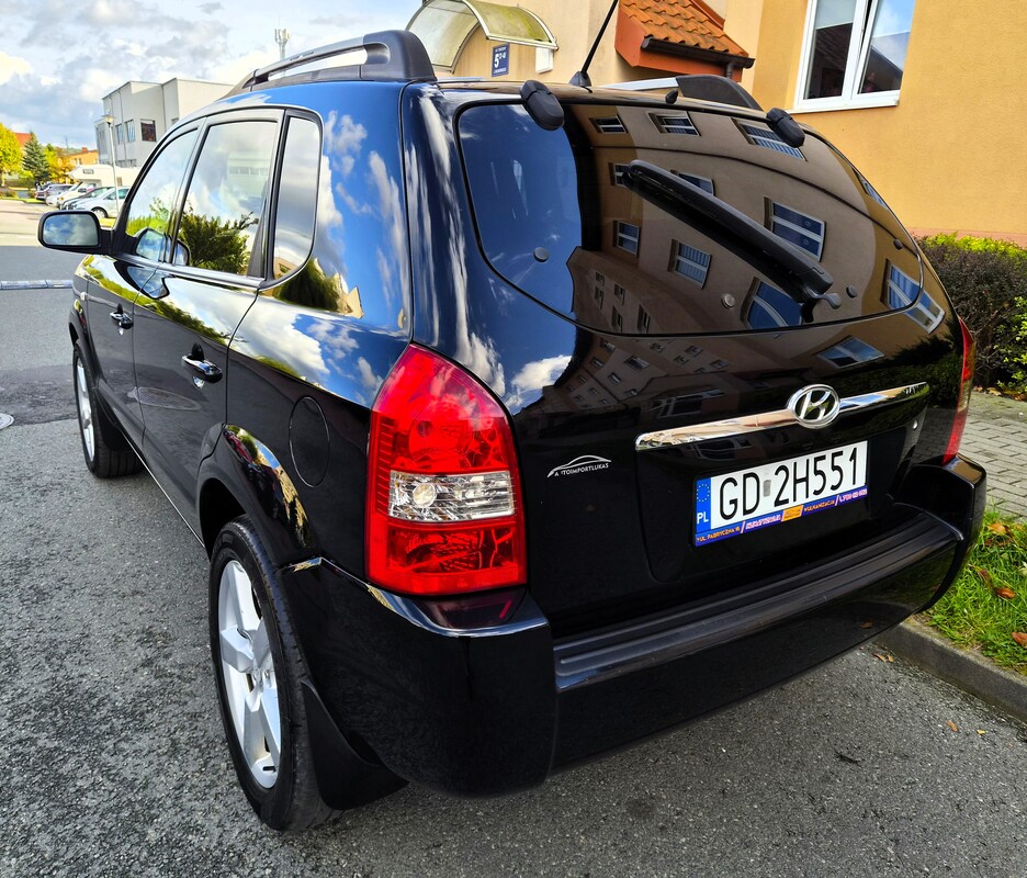 Elbląg Hyundai Tucson 2.0Benzyna 150KM 2006Rok Bezawaryjny Silnik Benzynowy-Wspomaganie Kierownicy -Poduszki Powietrzne