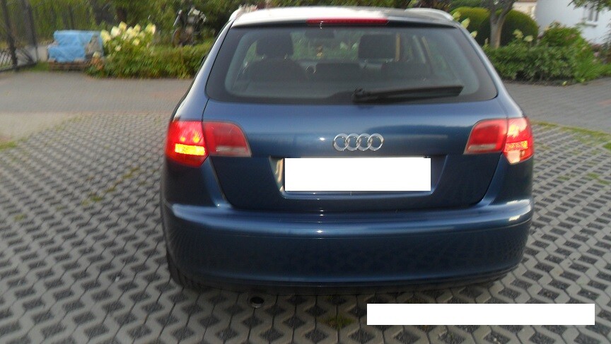 Elbląg AUDI – A3Model 2008 POJ. - 1.6 MPI benzyna 110 kMKlimatronik Air -bag ABSASR-Elektryczne szybyEle