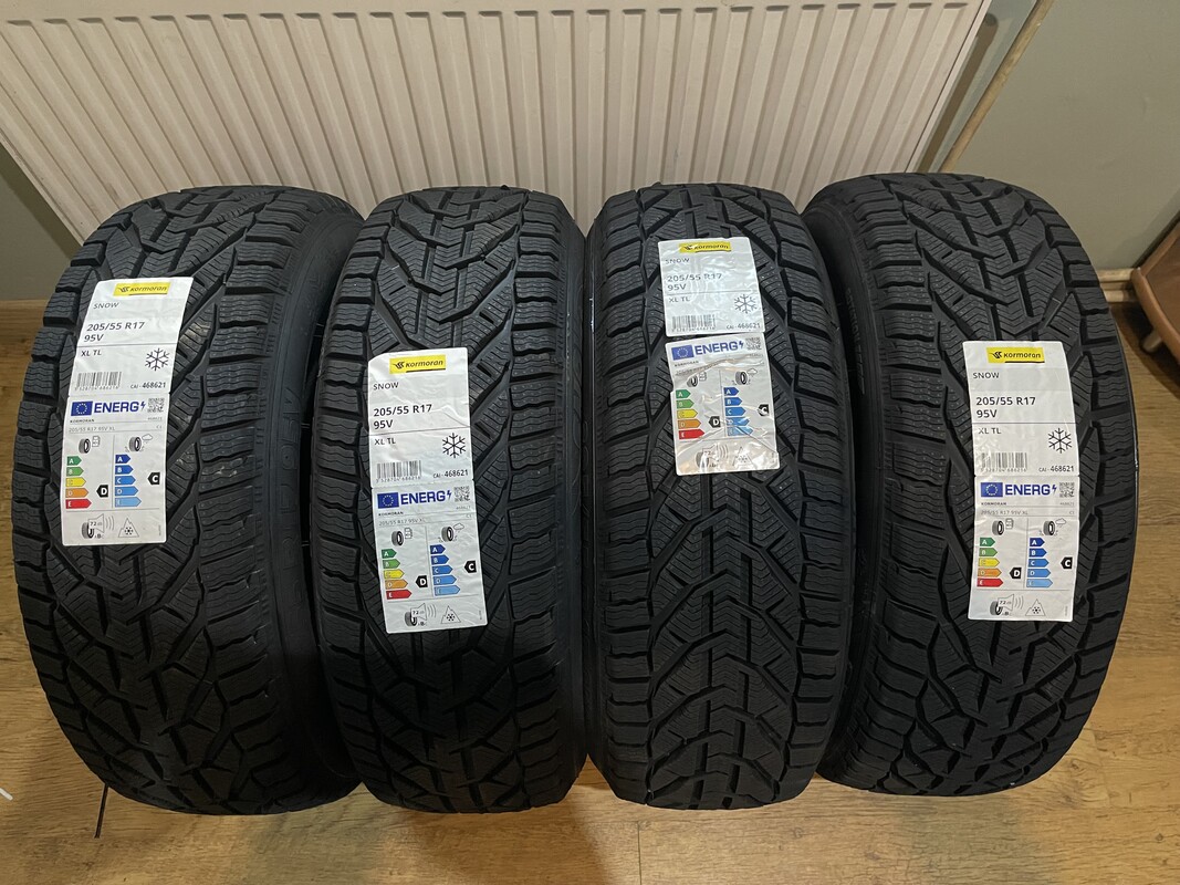 Elbląg Nowe Opony Kormoran zimowe 205/55R17 z 2026 roku sprzedam z montażem, demontażem i wyważeniem.