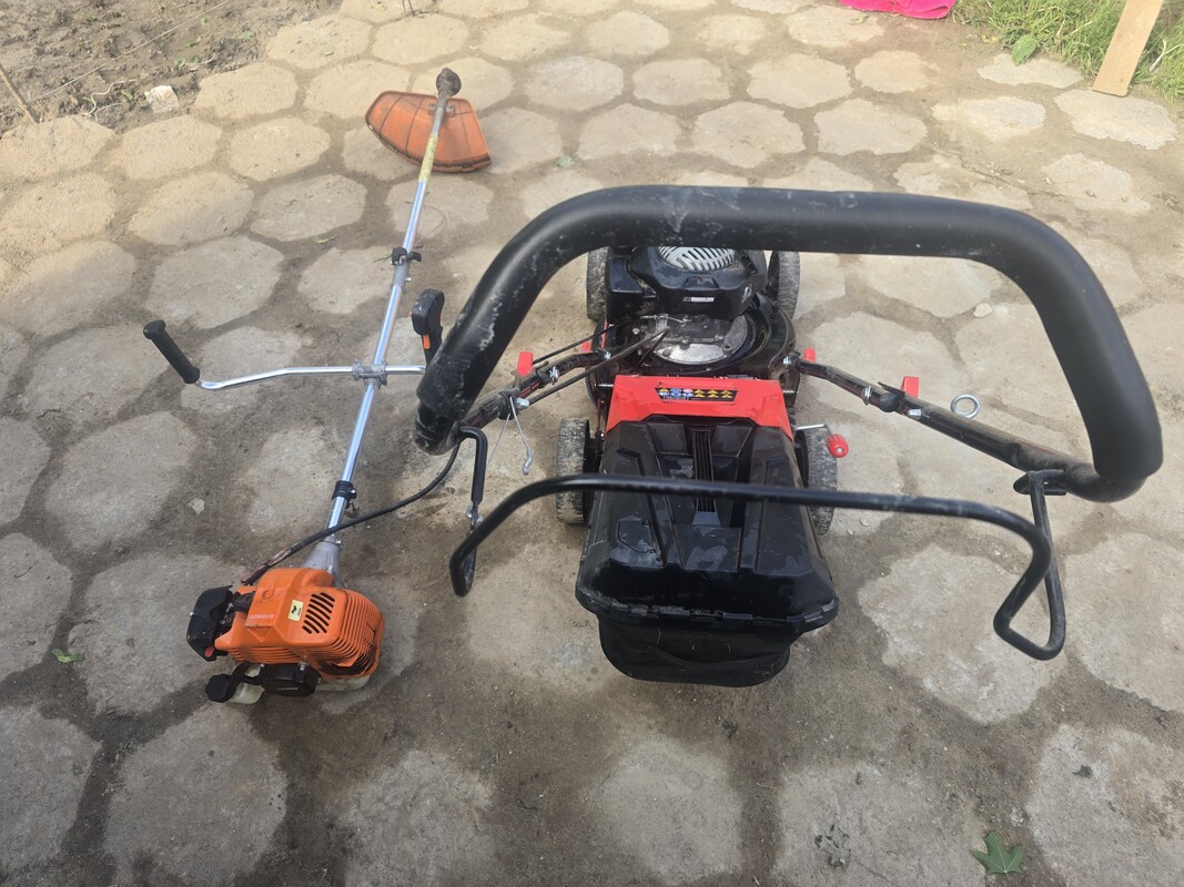 Elbląg Sprzedam kosiarkę spalinową Scheppach MS150-42PL 150 cm³.