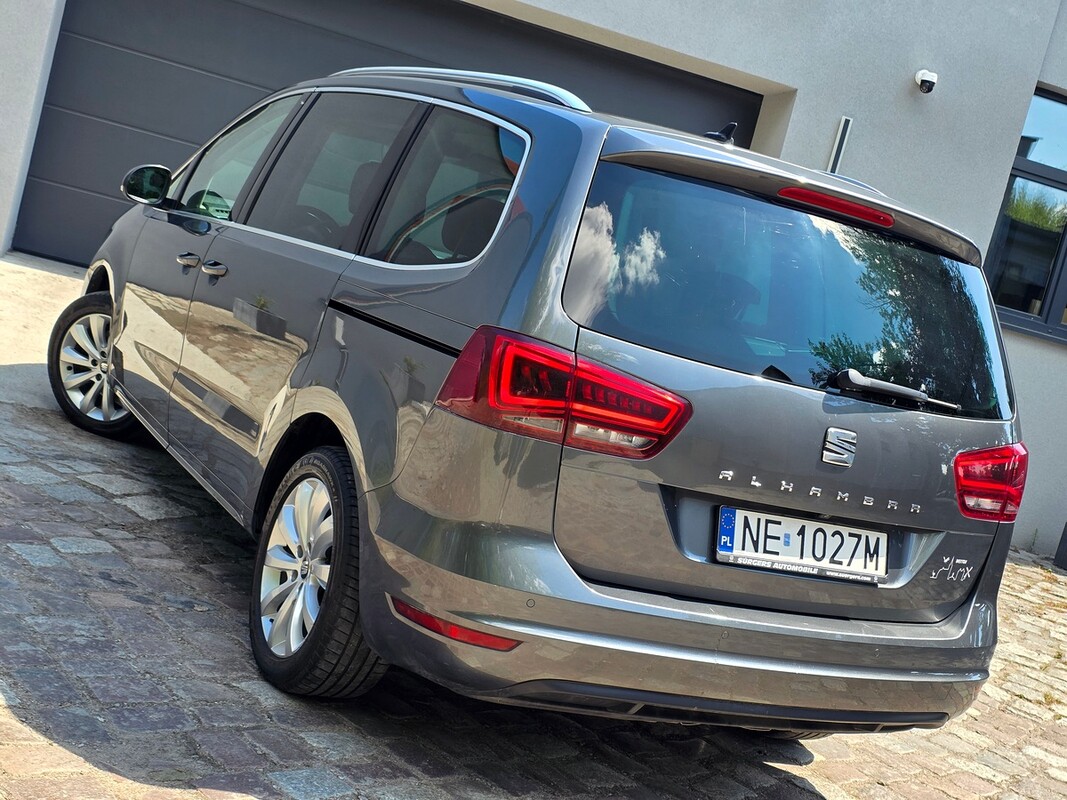 Elbląg Seat Alhambra 2.0TDI 150KMFULL Opcja Automat DSG 7MiejscZAREJESTROWANY2017