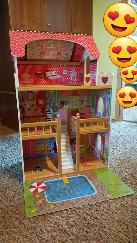 Elbląg Sprzedam drewniany, duży domek XXL wraz z akcesoriami. Stan bardzo dobry.