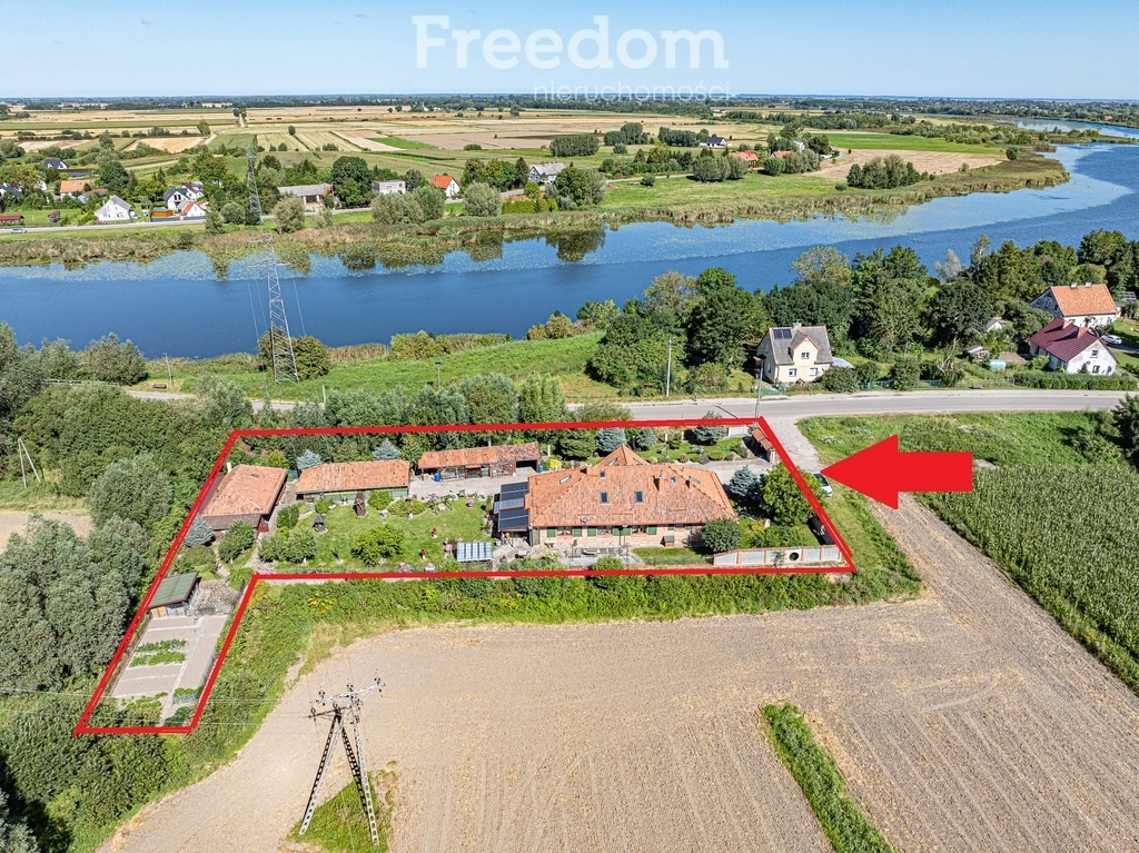 Elbląg FREEDOM NIERUCHOMOŚCISprzedam dom - Elbląg, Bielnik II. Dom z duszą nad Nogatem – wyjątkowa nieruchomość na