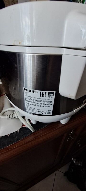 Elbląg Sprzedam Multicooker Philips, model hd4713/40,kupiony 2lata temu, użyty kilka razy.