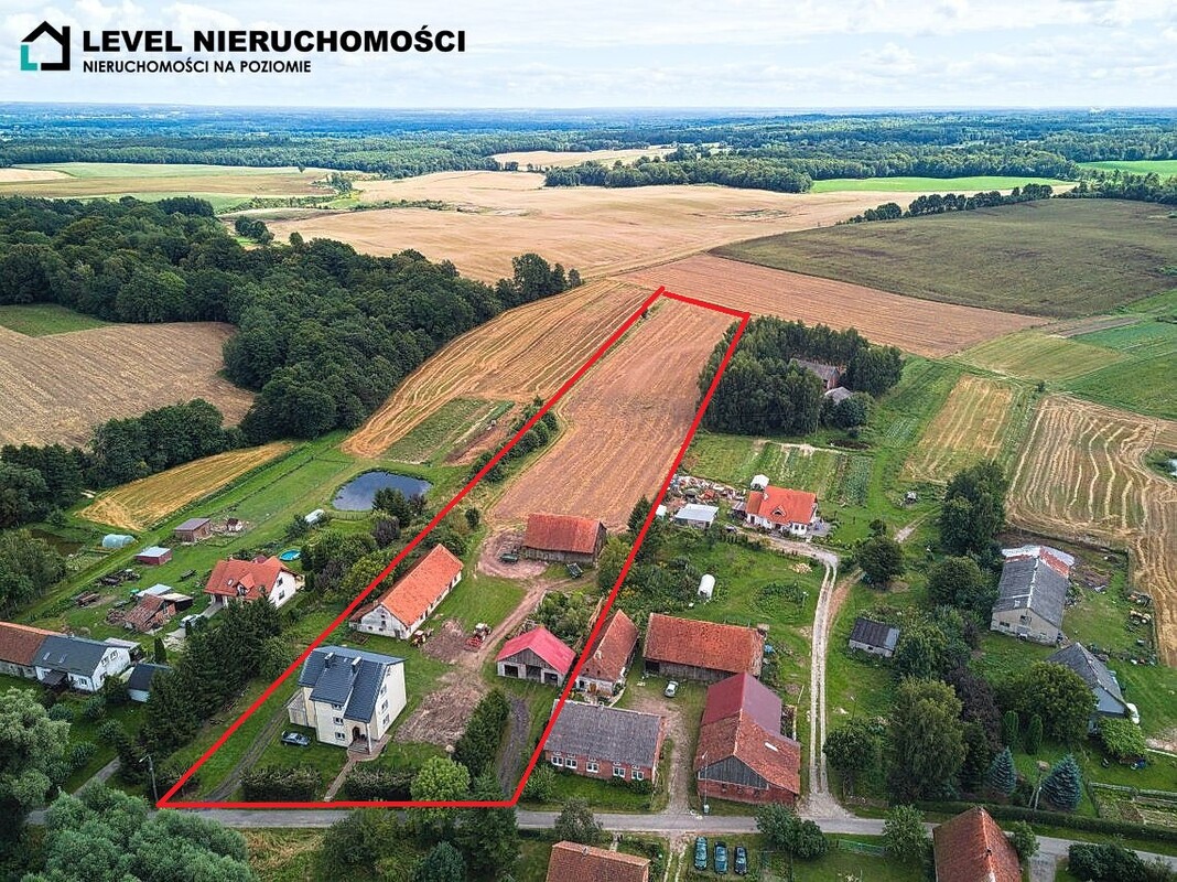 Elbląg LEVEL NIERUCHOMOŚCI Gospodarstwo rolne - siedlisko Pogrodzie NIERUCHOMOŚCI NA POZIOMIE