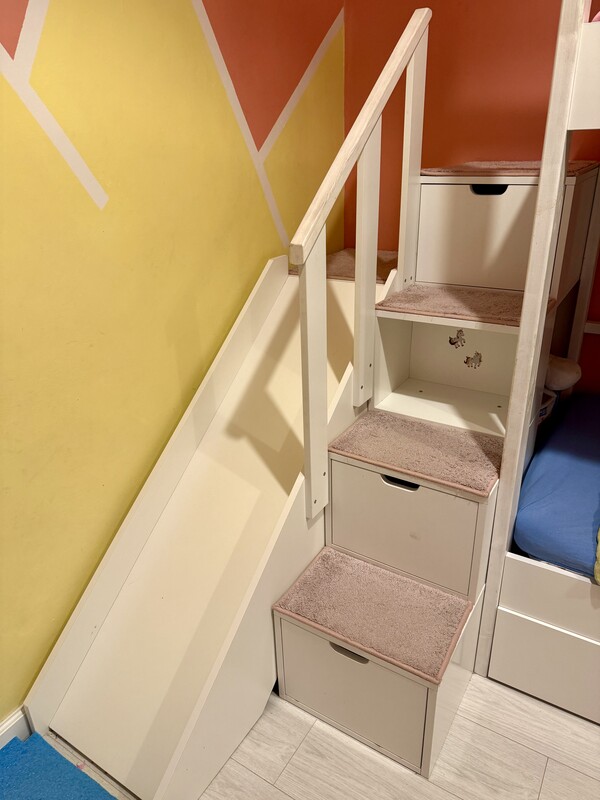 Elbląg Mam do zaoferowania solidne, wyjątkowe łóżeczko piętrowe pod materace 160×80 cm, wykonane na zamówienie przez