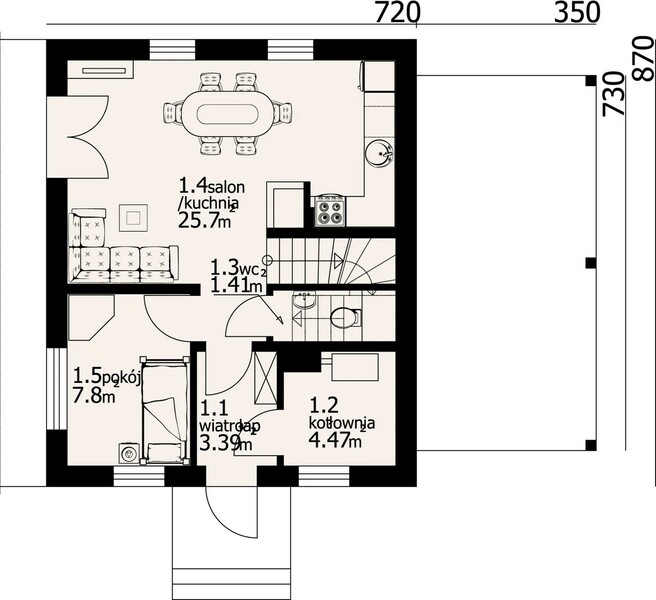 Elbląg BIURO NIERUCHOMOŚCISZULC& SZULCPowierzchnia działki: 700 m2Dom na sprzedaż w stanie surowym zamkniętym w