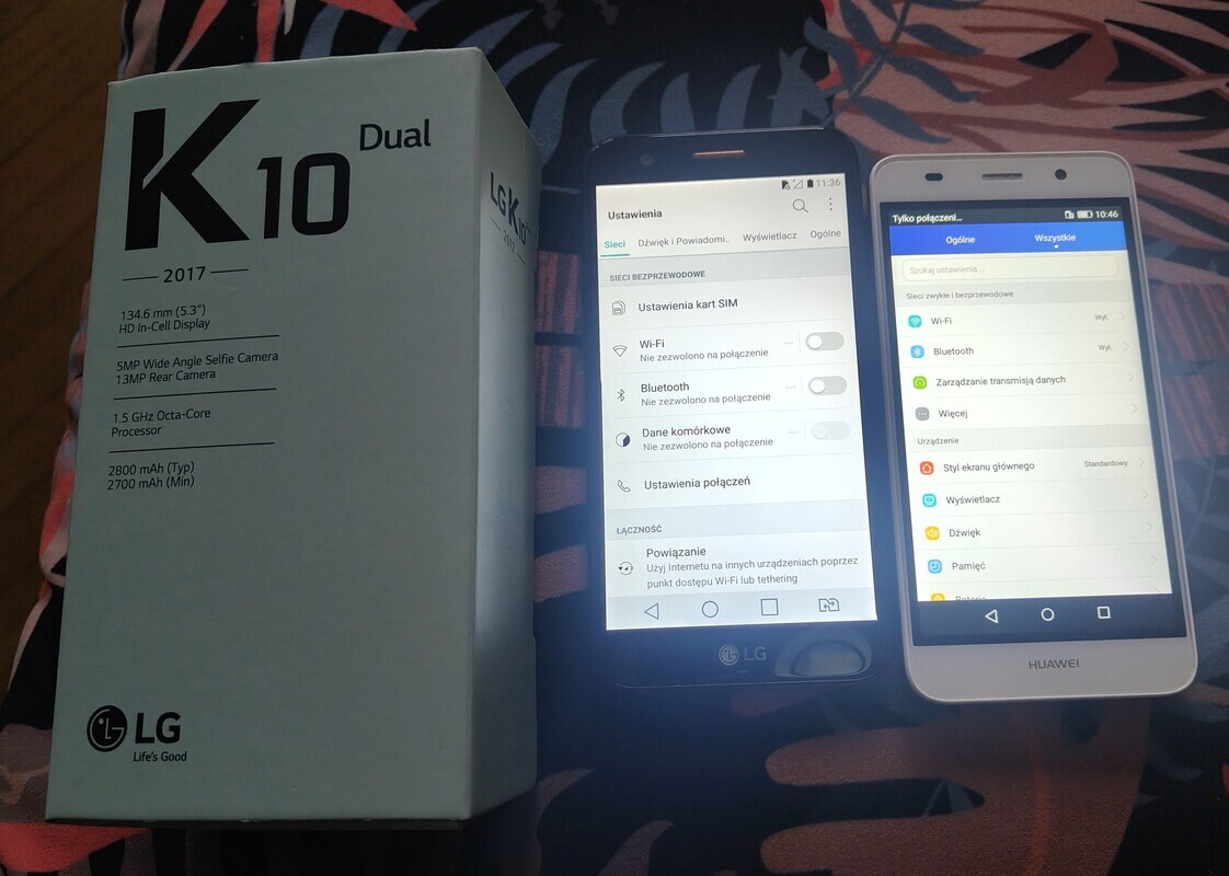 Elbląg Sprzedam dwa zadbane telefony.
LG K10 2017 DS z pudełkiem i słuchawkami
Huawei Y6
Oba sprawne, zadbane, w