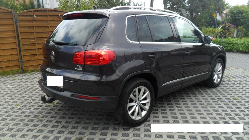 Elbląg Volkswagen Tiguan Model 2016 Diesel SUVPoj 2.0 tdi 110 k M Klimatyzacja automatyczna Podgrzewane fotele Alu