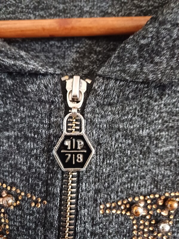 Elbląg PHILIPP PLEIN Bluza dzianinowa rozpinana