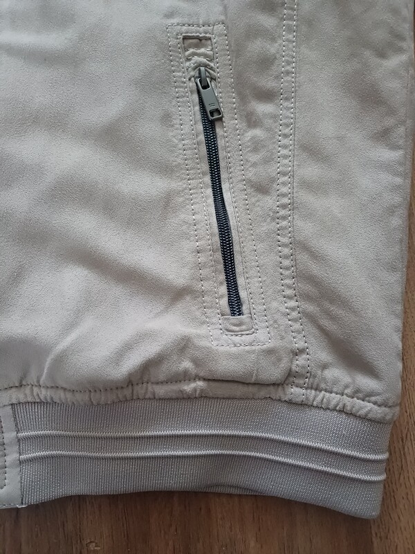 Elbląg NOWA kurtka męska ZARA MAN wiosna rozmiar L materiał miekki, zamsz