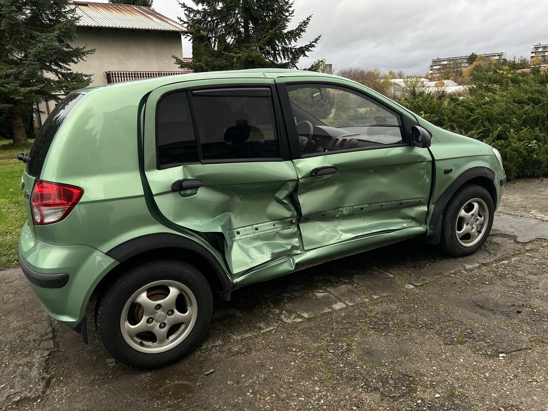 Elbląg Hyundai Getz mały przebieg uszkodzony bok