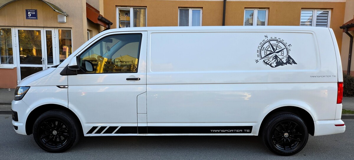 Elbląg Volkswagen Transporter T6 2,0TDI 102Km 2015Rok 3-Osobowy Jeden Własciciel-Abs Sprawna Klimatyzacja