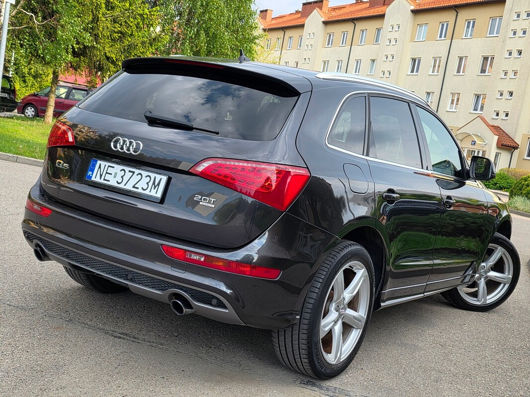 Elbląg Audi Q5 Pełny SlineSilnik :BenzynaAutomat Napęd Quattro 4x4Ledy Bi-xenon Sportsize SkóryZarejestrowany!