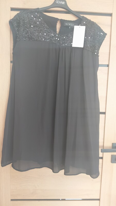 Elbląg 1.Sukienka srebrna Monnari r.38 - 30 zł 2.Luźna sukienka z cekinami NOWA r.38 - 40 zł 3.Luźna sukienka z