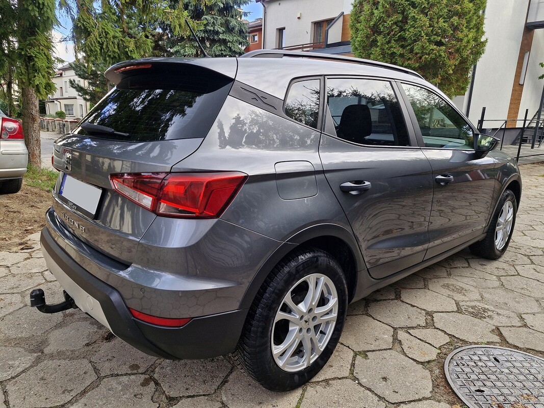 Elbląg Seat Arona1.0 BenzynaRok produkcji 2018KlimatyzacjaPodgrzewane foteleZarejestrowana w Polsce