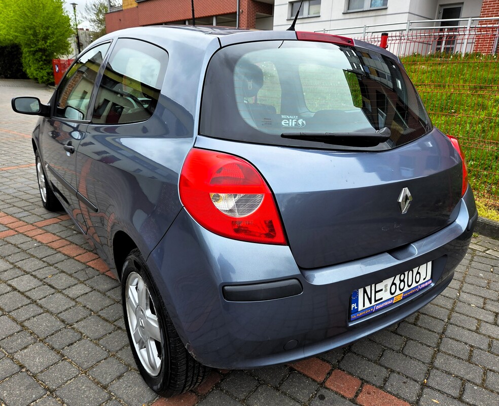 Elbląg 🚗 Renault Clio Lift 2008 • 1.2 Benzyna • Nowe Sprzęgło • Bardzo Dobry Stan!