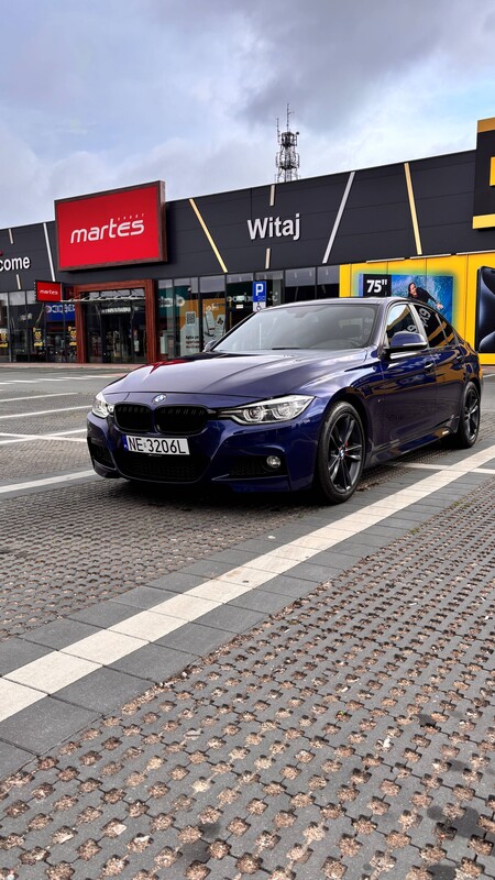 Elbląg BMW 3 F30 • 2017 • 2.0 Benzyna 184 KM • M‑Pakiet • AutomatStan bardzo dobry –