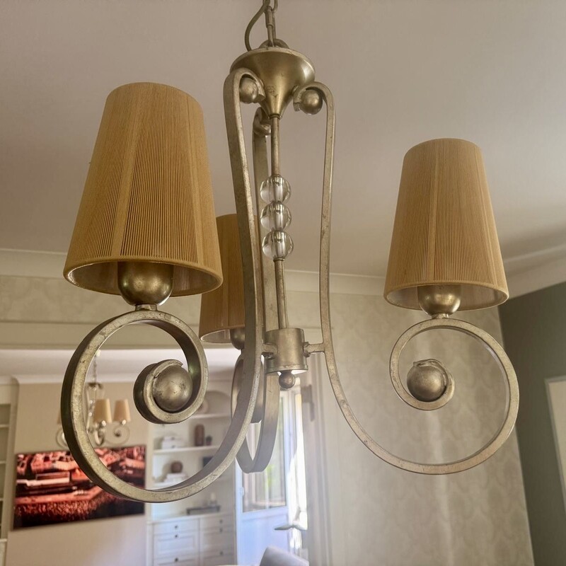 Elbląg Sprzedam zestaw 2 lamp sufitowych. 5 i 3 ramienne. Stan idealny. Szczegóły w opisie.