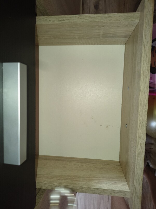 Elbląg Witam. Duża komoda dąb sonoma - czarny 120cm