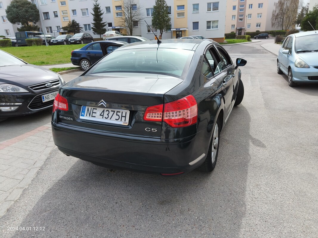 Elbląg Citroen C5 2.0 Benzyna 2009 rok