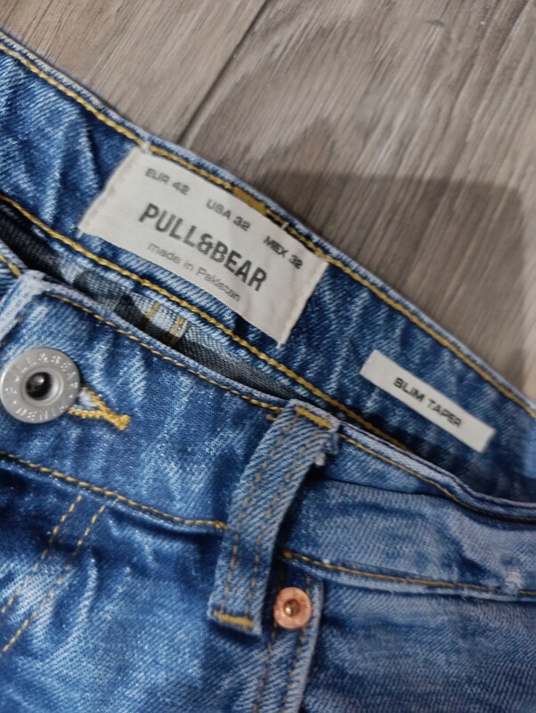 Elbląg Sprzedam męskie jeansy marki Pull&Bear rozmiar 42.Stan bardzo dobry kontakt sms