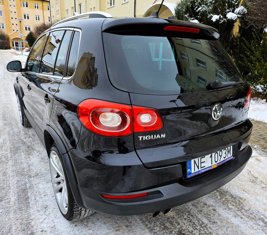 Elbląg Volkswagen Tiguan 2,0TDI 136KM 2010Rok DSG Napęd 4X4 -Klimatyzacja Wspomaganie