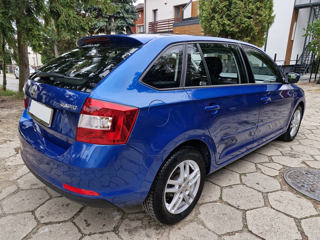 Elbląg Skoda Rapid1.2 Benzyna2015KlimatyzacjaKupiona w Polskim Salonie