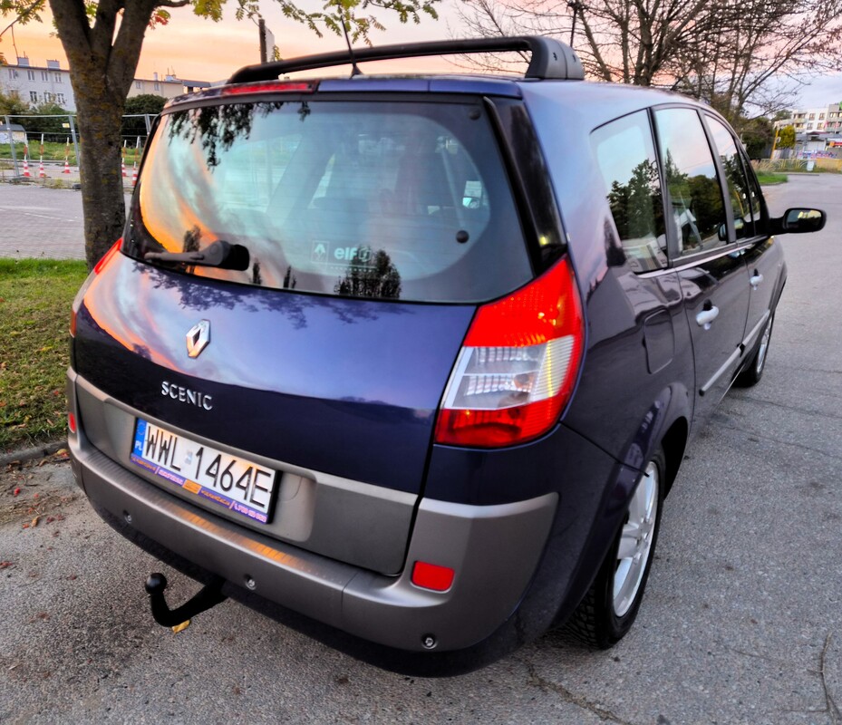 Elbląg Renault Grand Scenic 2.0 Gaz Sekwencja 130KM 2006Rok Bardzo Dobry Stan 7-Mio Osobowy-Wspomaganie Kierownicy