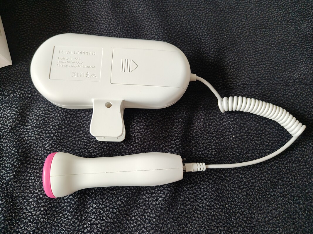 Elbląg Sprzedam detektor tętna płodu+przynajmniej połowa butelki żelu do USG, oraz testy do wykrywania wód płodowych.