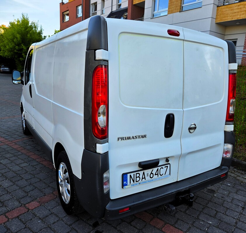 Elbląg Nissan Primastar Lift Vivaro Trafic 2,5 Diesel 145KM 2008 RokWysoki 3-Osobowy — Wspomaganie