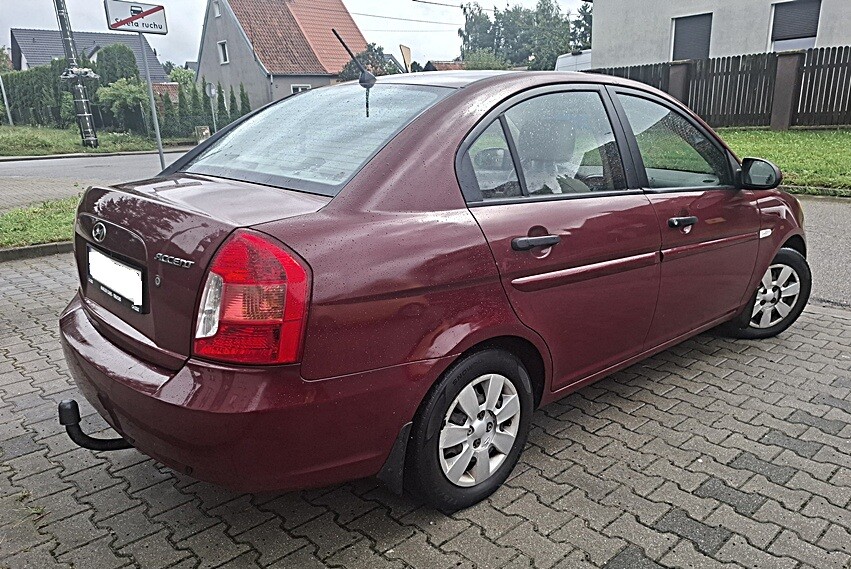 Elbląg HYUNDAI ACCENT1.4 Benzyna2009 Rok Klimatyzacja Sprawna Serwisowany do końca