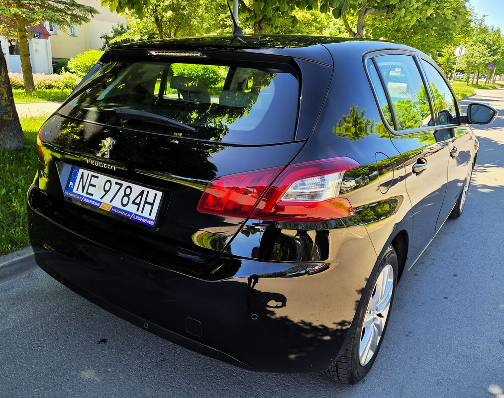 Elbląg Peugeot 308 1.2Benzyna 80Km Bogata Wersja Wyposażenia 2014Rok Bardzo Dobry Stan-Elektryczne Szyby