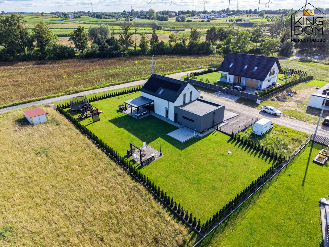 Elbląg KINGDOM NIERUCHOMOŚCI BLISKO CIEBIEWOLNOSTOJĄCY, ENERGOOSZCZĘDNY DOM JEDNORODZINNYZ DWUSTANOWISKOWYM GARAŻEM