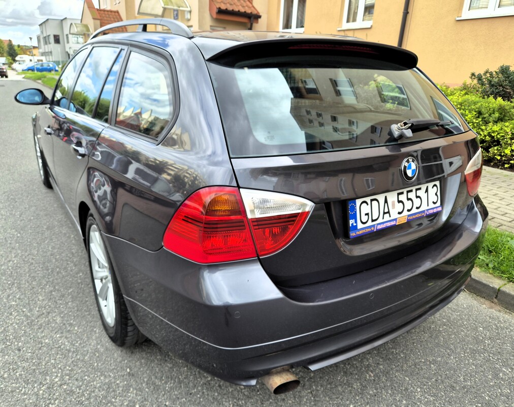 Elbląg BMW 3 E91 2,0Benzyna 130Km Bogata Wersja Wyposażenia 2007Rok -4XElektryczne Szyby Abs Sprawna Klimatyzacja