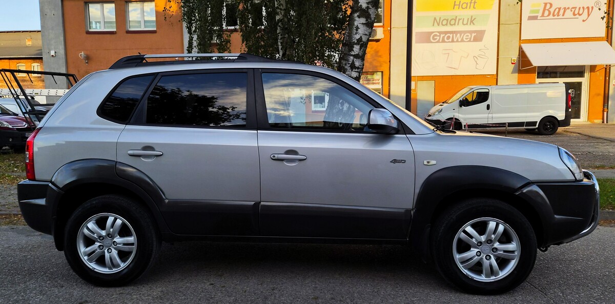Elbląg HYUNDAY TUCSON 4X4 2,0CRDI 140km Bogata Wersja Wyposażenia 2008Rok-4x Elektryczne Szyby Abs Radio Nawigacja