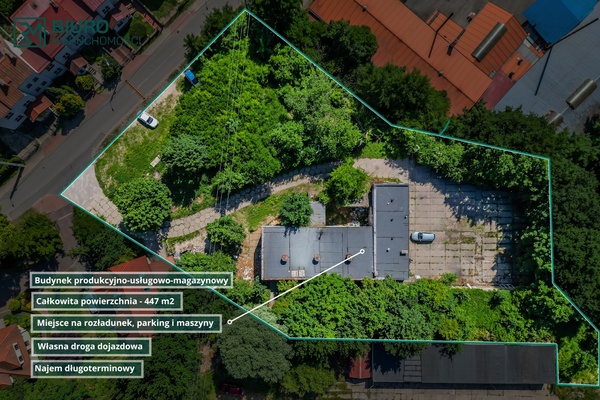 Elbląg Hala 447 m2,własny plac, siła 3-faz, ul. Agatowa