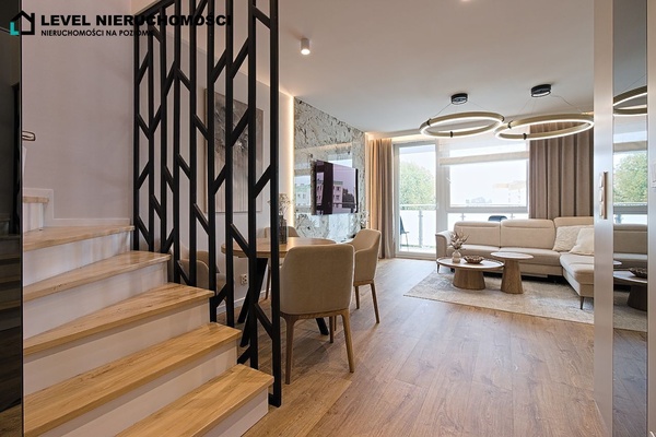 Elbląg LEVEL NIERUCHOMOŚCI  Genialne mieszkanie dwupoziomowe, ul. Topolwa, Elbląg  NIERUCHOMOŚCI NA