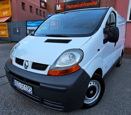 Elbląg Renault Trafic&nbsp; 1,9Diesel 100km 2004Rok 3-Osobowy-Wspomaganie Kierownicy&nbsp; -ABS Hak Elektryczne