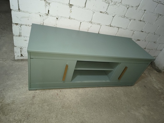 Elbląg Witam. Szafka rtv dł 120cm kolor zielony green złote uchwyty