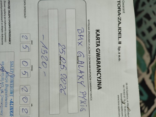 Elbląg Sprzedam nowego BMX jest dwuletnia gwarancja kupowany był w maju nieudany prezent. Kola 20 cali. 
Zakupiony był
