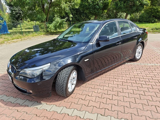 Elbląg BMW E60 2007 – zadbane, jeden właściciel w PL, 2 komplety kół