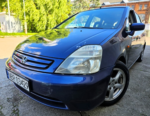 Elbląg Honda Stream 2.0Benz 156Km 2003Rok Rodzinne  auto 7-Osobowe      -Elektryczne Szyby Abs