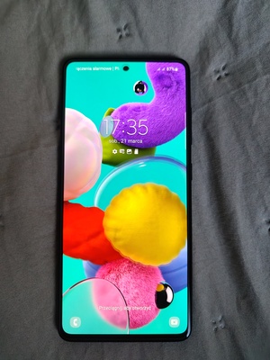 Elbląg Sprzedam 
Samsung Galaxy a51 
Telefon w pełni sprawny, brak jakichkolwiek blokad kont czy haseł. Ekran bez
