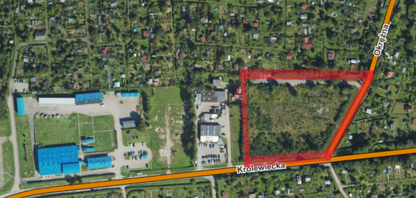 Elbląg Na sprzedaż – Duży grunt inwestycyjny w Elblągu przy ul. Królewieckiej