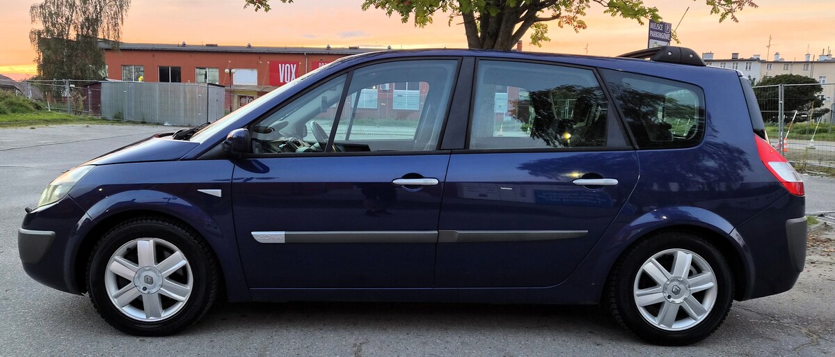 Elbląg Renault Grand Scenic 2.0 Gaz Sekwencja 130KM 2006Rok Bardzo Dobry Stan 7-Mio Osobowy-Wspomaganie Kierownicy
